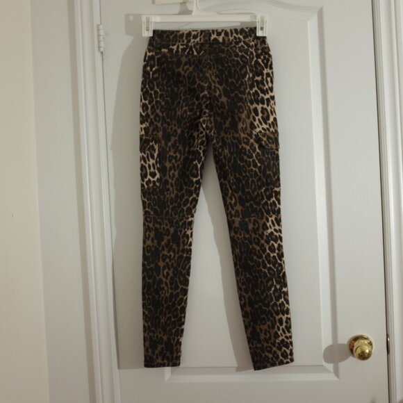 COPY - Ashley Mason leopard animal print skinny cargo pants size 25 - Picture 7 of 7